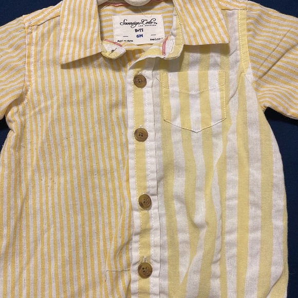 Yellow and White Striped Bubble - Picture 2 of 3